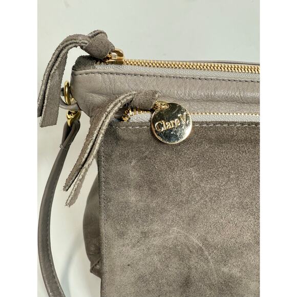 NWOT Clare V Gosee Suede Clutch $385 - Picture 6 of 12
